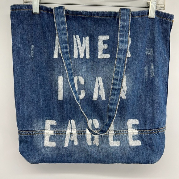 American Eagle Outfitters Blue Denim Tote Bag - Picture 2 of 11
